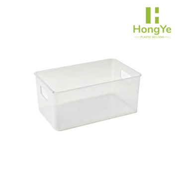 Caja de almacenamiento funcional multifuncional apilable de PET transparente