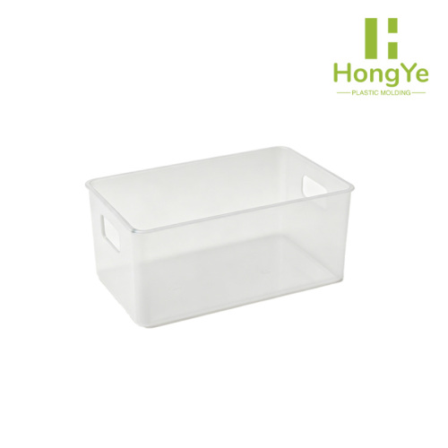 Caja de almacenamiento funcional multifuncional apilable de PET transparente