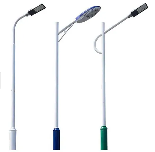 Customizable Solar Street Light Poles: Prices and Specifications for 4m to 12m Double and Single Arm Galvanized Steel Lamp Posts