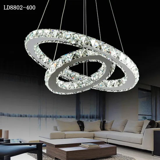led modern chandeliers multi crystal pendant light
