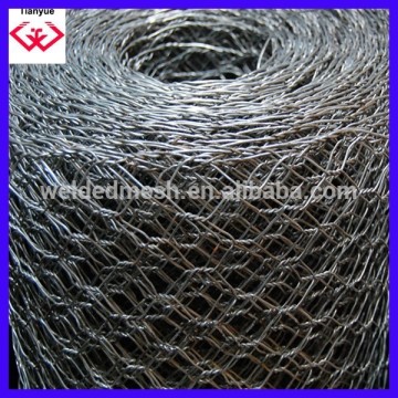 Electro and Hot-dip Galvanized Chicken Mesh, Hexagonal Twisted Mesh