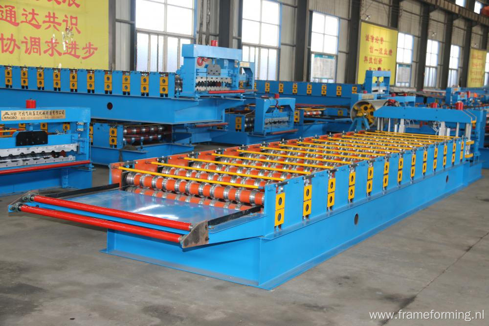 Glazed Tile Metal Coil Roll Forming Machine