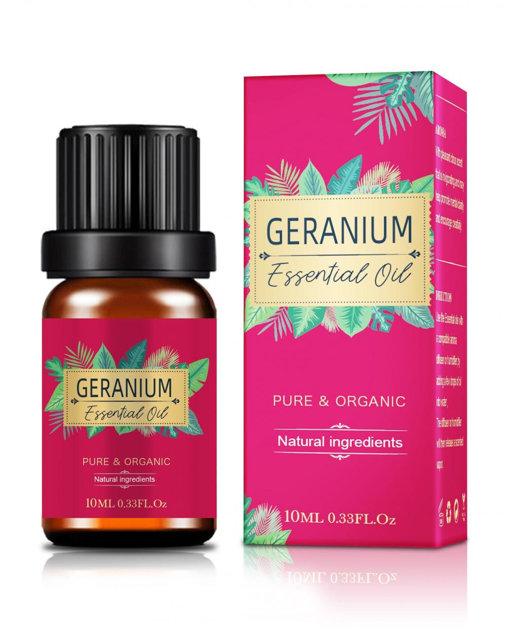 Grosir Geranium Parfum Minyak Esensial 100% Minyak Esensial Geranium Natural Murni Untuk Diffuser Sabun Lilin