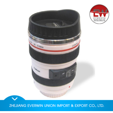 Hot promotion fine quality customized camera mug from manufacturer