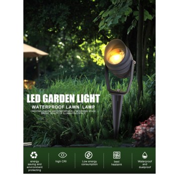 42W jardim de jardim externo com espiga de iluminação de jardim