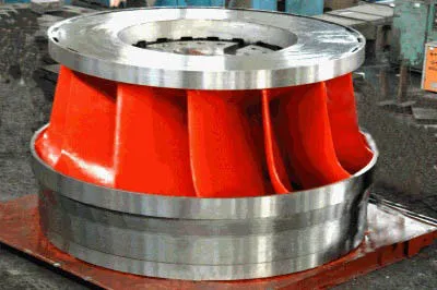 Horizontal / Vertical Francis Turbine Runner For Capacity 100kw - 20mw Hydropower Station