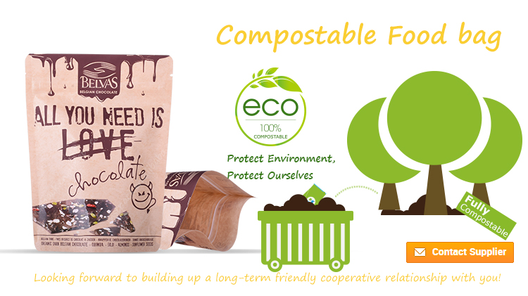 Resealable Food Bags Compostable Matt Finish