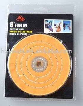 6" firm buffing pads