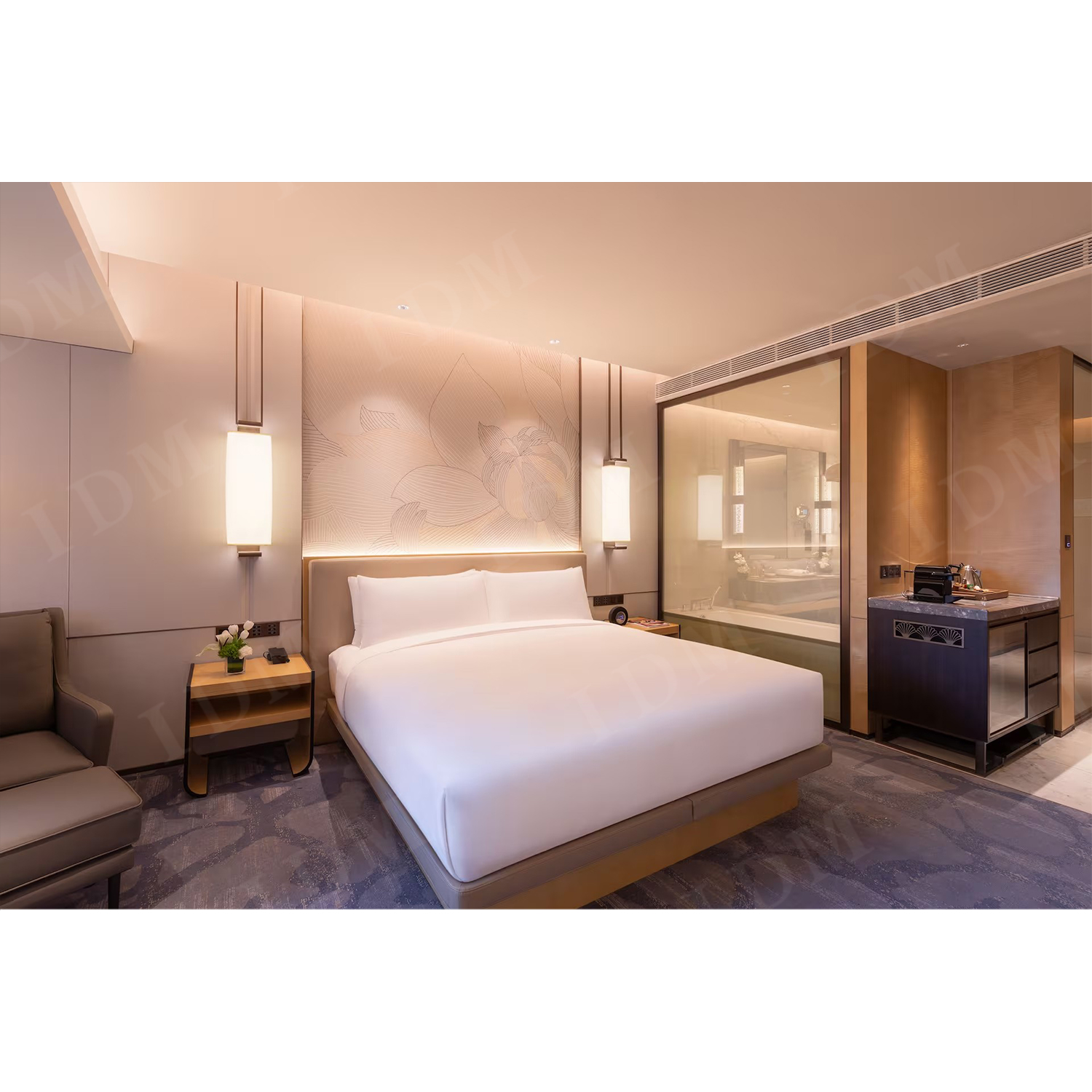 Luxury Modern Bedroom Sets for Hotel Projects