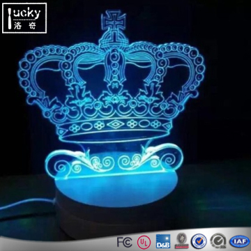 New Acrylic LED Night Light ,3D Illusion Light LED Table Lamp for kids