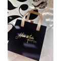 Custom Small Wedding Black Gold Gift Paper Bags