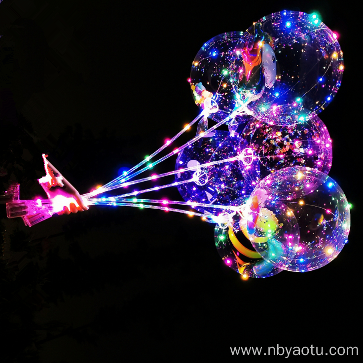 20 inches pvc led ballons with String Light