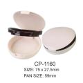 Empty Plastic Round Cosmetic Compact CP-1160