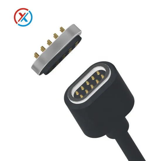 Double-Row 10Pin Magnet Line Source Factory Tpcy-C Pogo Pin Magnetic Cable Male and Female