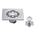 Bathroom toilet cover stainless steel Square fast drainage backflow preventer deodorization floor drain