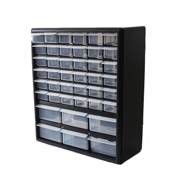 Multi-Grid Plastic Cabinet for Tool and Component Storage