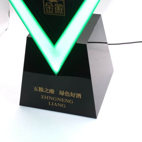 customized acrylic display rack stand for wine bottle