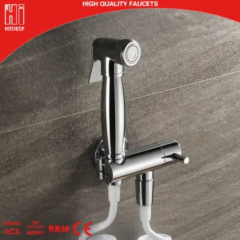 HIDEEP Bathroom accessories Single cold Pure Brass spray gun bathroom Bidet faucet