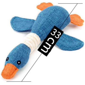 Animal Shaped Duck Squeak Plush Pet Dog Toys