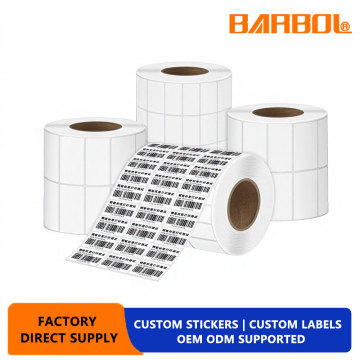 Glossy Coated Paper Adhesive Label Roll