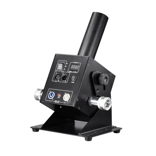 Adjustable Angle CO2 Jet Machine with Rotatable Carbon Dioxide Gas Column and DMX Control for Professional LCD Displays