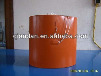 Silicone drum heater