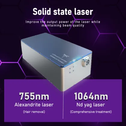 1064nm 755nm Alexander Laser Hair Removal Machine for Permanent Hair Removal