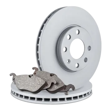 OEM Quality Vented Rotors Front Discs Brake Steel Material for Audi Models