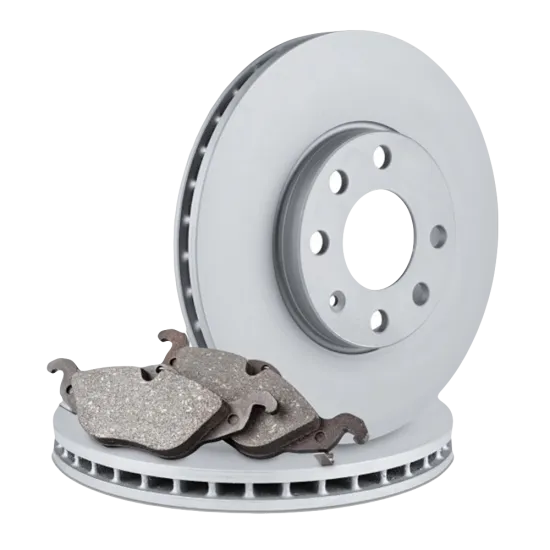 OEM Quality Vented Rotors Front Discs Brake Steel Material for Audi Models