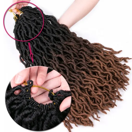 Crochet Braids Dreadlock Hair Extension 20 inch 24 roots/pack,Afro Locs twist Ombre Synthetic Braiding Hair burgundy