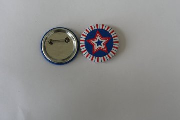 Pentagram Tin Badge (HY-MKT-0029)
