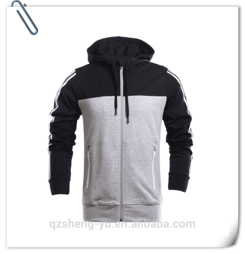 2016 new design full zip hoodies tracksuit for men