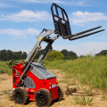 Skid steer loader can be equipped with attachments