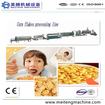 high quality sweet corn flakes extruder making machine line