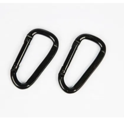 Customized Wholesale Black Iron Camping Carabiner Clips