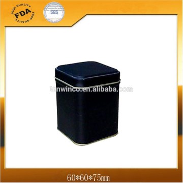 Square Tea Tin Can
