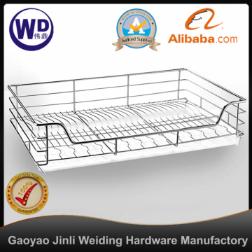 1 layer pull out drawer organizer dish rack