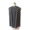 Polyester Spandex Ruffle Neck Line Classic Top