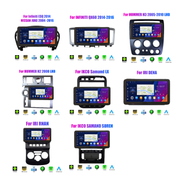 2 DIN Android Car Stereo with GPS Navigation for IKCO HUMMER Infiniti