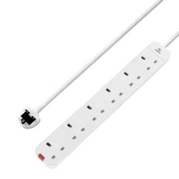 Hot Sell Kenya Extension Socket 6 Way Multi Socket UK Style Power Strip with Indicator Light
