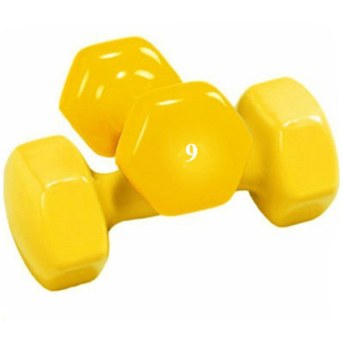 9 LB Vinyl Dumbbell