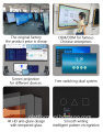 Topnice 98 Inches LCD Smart Board Interactive Whiteboard for Conference Room and Teaching