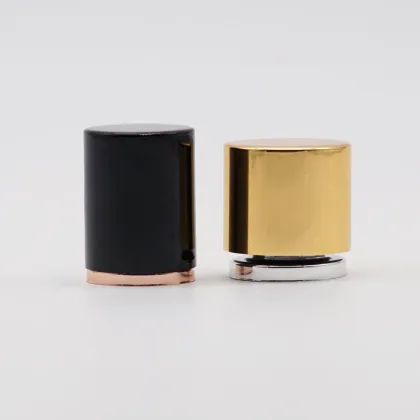 Aluminum Cap Black Magnetic Perfume Bottle Cap