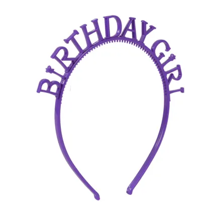 Hot Party Headband - Happy Birthday Children's Accessories Princess Headdress
