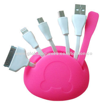 5-in-1 USB Data Cable, Easy for Carry, OEM Orders Welcomed