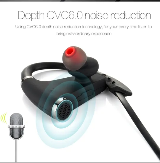 High quality  IPX7 waterproof earphone,sport earphone, v4.1 bluetooth stereo headphone