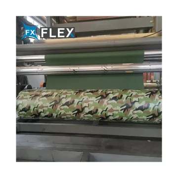 FLFX Customized Camouflage PVC Tarpaulin for Tent/Inflatable Boat