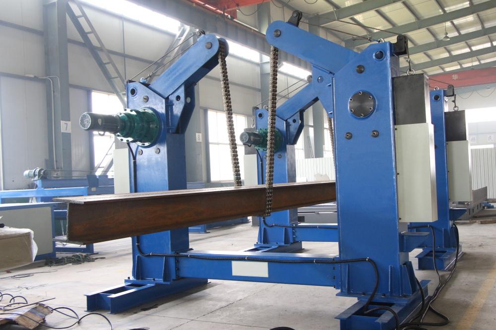 H Box beam chain turnover machine