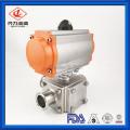 Sanitary 3 Way Pneumatic Ball Valves