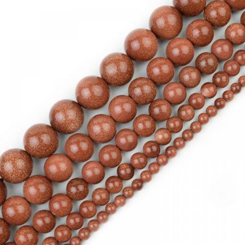 16MM Red Goldstone Chakra Balls Meditation Home Decoration